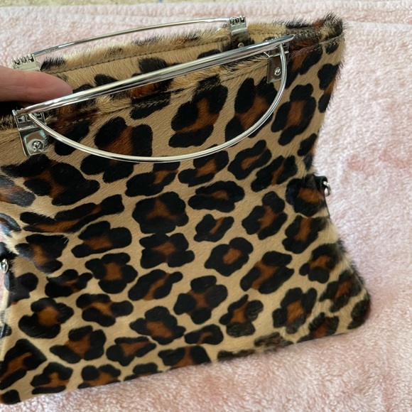 Franchi Collection Vintage animal print fur Clutch - Picture 3 of 7